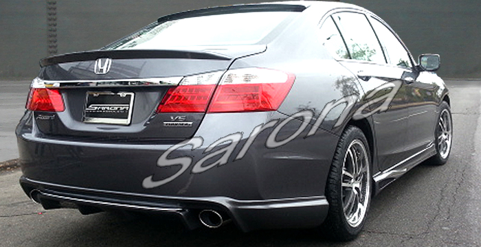 Custom Honda Accord Sedan Rear Add On Lip 2013 2015